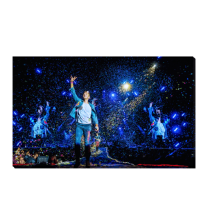 Coldplay actuando en el festival de música de Malieveld