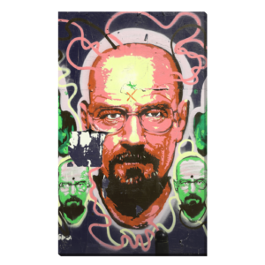 Heisenberg graffiti en una pared