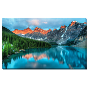 Moraine Lake Sunrise Paisaje colorido